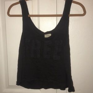 American eagle tank with the word Free in lace